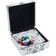 thumbnail image 1 of Colorful Mexican Domino in Metal Box and Accessories (Complete Double 12 Mexican Domino Game), 1 of 5