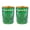 Green Tumblers, variant on Sungmor Vintage Embossed Drinking Glasses Set of 2 - Clear Rainbow Tumbler Glasses, 10 oz Decorative Cups for Cocktails, Water or Juice - Antique Baroque Style Glassware