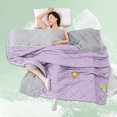 thumbnail image 1 of DPTALR Cool Feeling Silk Fiber Summer Comforter Summer Cooler Gift Comforter Conditioner Comforter Solid Color, 1 of 6