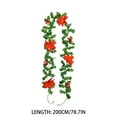 thumbnail image 2 of Arrangement Floral Suspendu des Fêtes avec Rouge et Vert pour Mur d'Escalier d'Entrée Intérieur Extérieur, 2 of 4