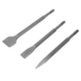 thumbnail image 2 of Neyseki 3pcs Hammer Chisel Bit Set for Electric Demolition Hammer Concrete Breaker, 2 of 7