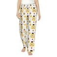thumbnail image 2 of Kdxio Women's Comfy Stretch Bees and FlowersPrint Drawstring Pajama Pants-XX-Large, 2 of 9