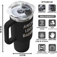 thumbnail image 2 of Dad Gifts from Daughter - Gifts for Dad from Daughter - Christmas Gifts for Dad, Dad Christmas Gifts, Fathers Day Gift, Birthday Gifts for Dad - New Dad Gifts for Men, Father Gifts - 40 Oz Tumbler, 2 of 4