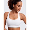 thumbnail image 4 of Sostén CRZ YOGA Naked Feeling con tirantes y copas acolchadas para yoga blanco XL, 4 of 6