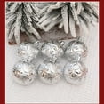 thumbnail image 4 of Luoshdecor Vintage Christmas Ball Ornaments，6Pcs Rustic Christmas Ball Ornaments Bronze for Indoor Holiday Xmas Decor 2.36 in, 4 of 6