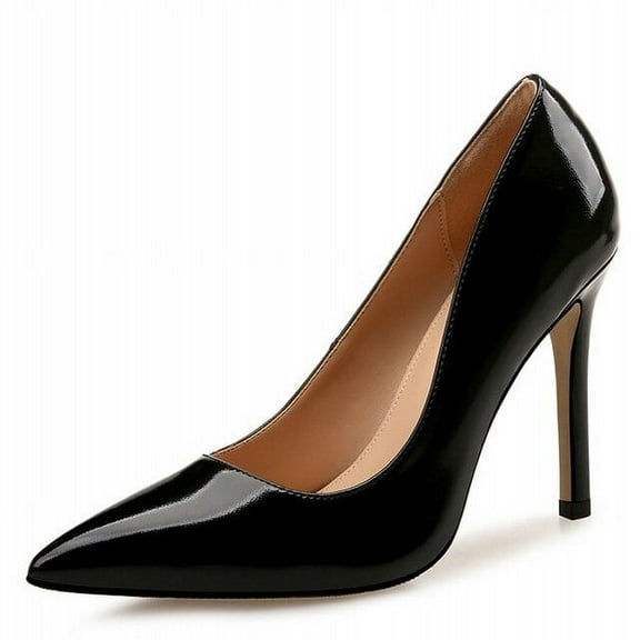 YCNYCHCHY New Style 2022 New Patent Leather Pointed Toe Thin High Heels Women Stiletto Black Red Work Pumps Hot Sale Woman Shoes