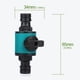 thumbnail image 2 of Separador de agua para grifo de jardín conector de manguera de salida múltiple ajustable tope de pezón, 2 of 9