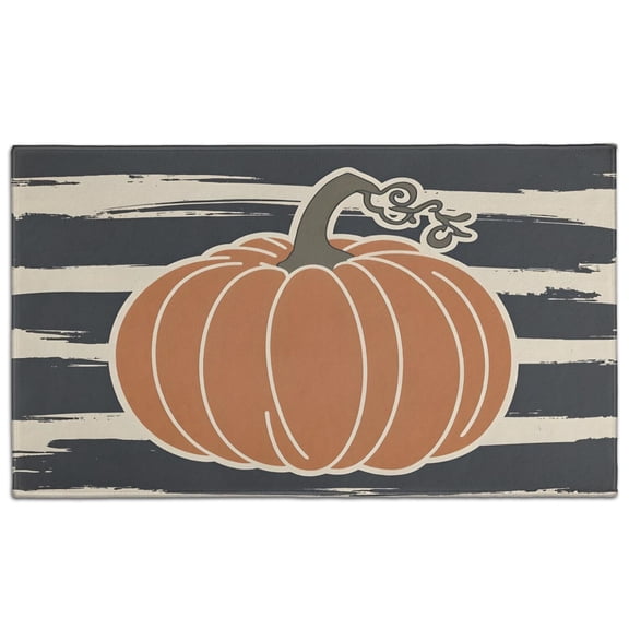 Happy Halloween Door Mat Decorations Spider Bat Doormat Plain the Indoor Door Mat/Outdoor Crystal Velvet 30x17 Inches