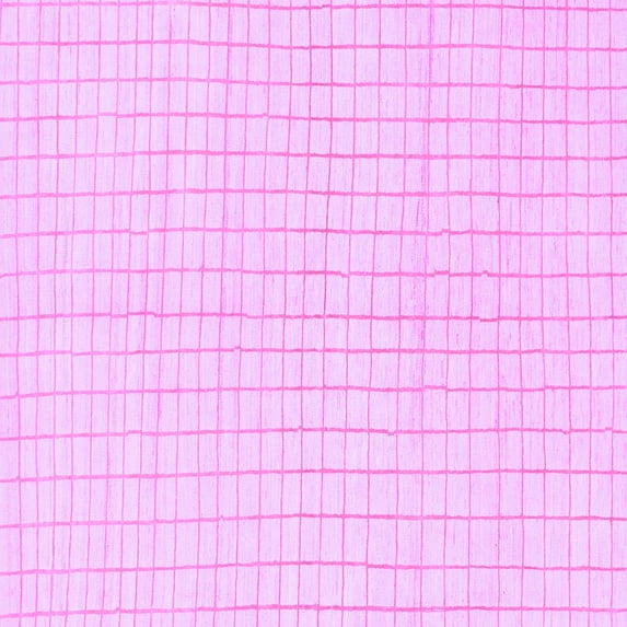 Ahgly Company Indoor Square Solid Purple Modern Area Rugs, 3' Square