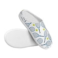 thumbnail image 3 of Daiia Tennis Rackets And Balls Print Women’s Fuzzy Slippers Memory Foam Lightweight House Shoes Cozy Loafer Flannel House Shoes-42/43, 3 of 7