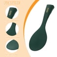 thumbnail image 4 of Espátula de arroz de silicona Uxcell, cuchara de arroz antiadherente, espátula de arroz resistente al calor, utensilio de cocina verde, 4 of 6