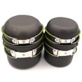 thumbnail image 1 of : Camping Cookware Set Campfire Cooking Utensils Folding Cookset Outdoor Hiking Backpacking Pot Bowls Mesh Carry Bag, 1 of 8