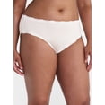 thumbnail image 2 of Joyspun Women's Modal High Cut Panties with Lace, 3-Pack, Sizes XS-XXXL, 2 of 7