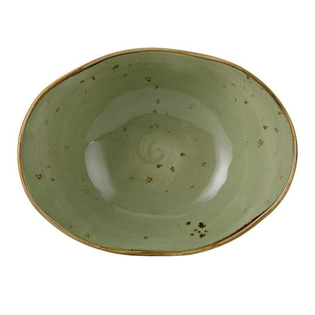 Tuxton GGO-403 20 oz Geode Olive Capistrano Bol&44; Vert
