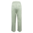 thumbnail image 5 of XIAONU Young Adult Pants High Waist Elasic Straight Leg Trousers Button Down Work Business Trousers With Pockets, 5 of 5