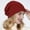 Red, variant on Dyfzdhu Winter Warm Knitted Beanie Hats Women Men Casual Outdoor Sports Wool Ski Pile Cap Black