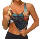 thumbnail image 3 of Fotbe Cool Cat Driving Sunset Sujetador Deportivo Largo sin Aros para Mujer con Almohadillas y Soporte Medio, Transpirable y Absorbente, Camiseta Tipo Chaleco o Tank Top-Medium, 3 of 8