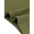 thumbnail image 5 of DARING DIVA Women's Cowl Neck Asymmetrical Hem Tunic Tops with Pockets Army Green L, 5 of 6