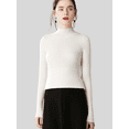 thumbnail image 2 of Sueter Mujer Cuello Unitalla Alto Manga Larga Sueteres Casual Sweater, 2 of 4