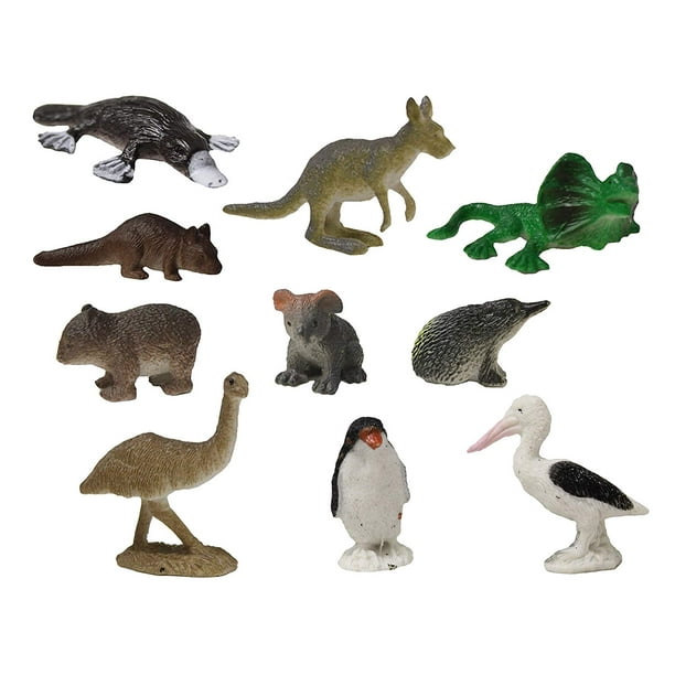 Australian Animal Figurines - Mini Action Figures Replicas - Miniature  Animal Playset 