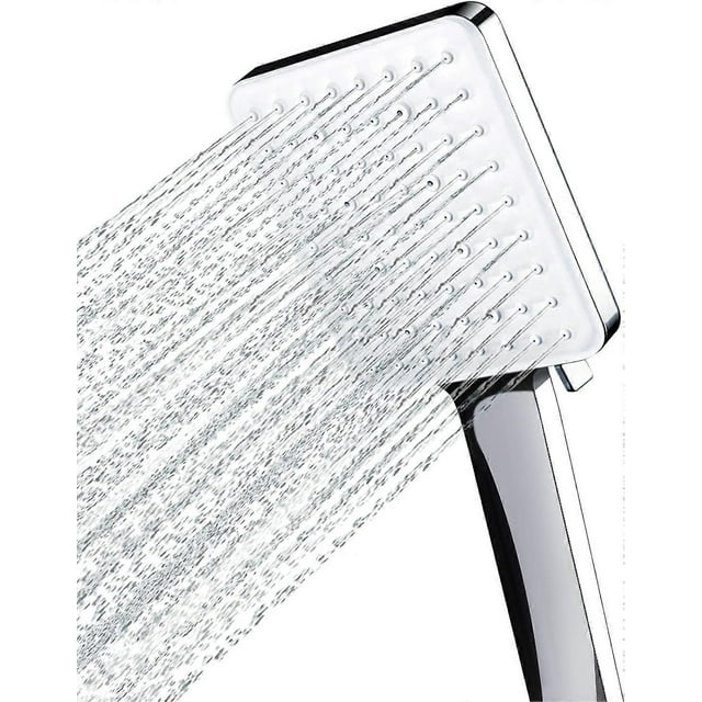 Shower Head, High Pressure Shower Heads with 6 Sprays, Power Shower Head Only, Universal Water Saving Large Shower Head