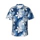thumbnail image 1 of Balery Flower Camisas hawaianas de manga corta para hombre, camisas playeras de corte holgado, camisas de vacaciones con botones,Medium, 1 of 7