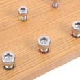 thumbnail image 3 of Minkissy Wooden Pegs For Pegboard Nuts And Bolt Board For Hand Exercise Board 1Pcs, 3 of 6