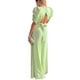 thumbnail image 3 of TRKIYQC Mono de una pieza con cuello en V profundo y manga bombada para mujer, sexy, elegante, con lazo en la cintura (verde claro, M) TRKIYQC Moda，ocio, 3 of 5