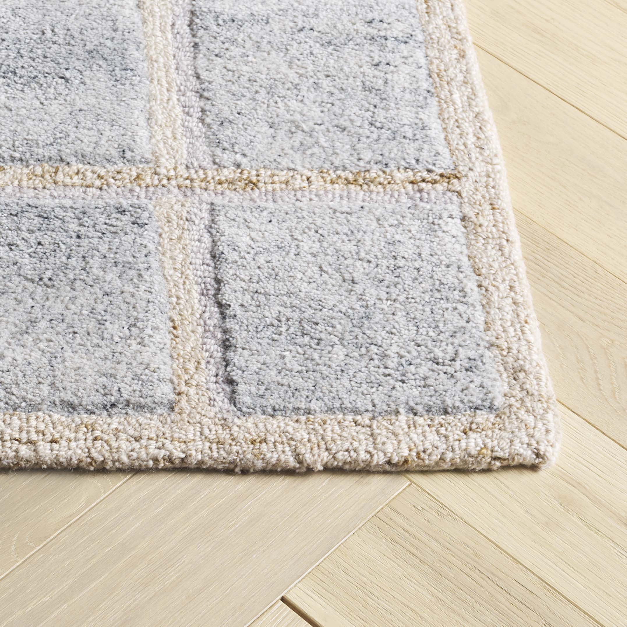 SAFAVIEH Renewal Omar Geometric Area Rug, Beige/Grey, 3' x 5'