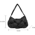 thumbnail image 7 of Zhengup Puffer Underarm Woven Bag Women Quilted Nylon Cotton Padded Bag Small Tote Shoulder Messenger Bag, 7 of 7