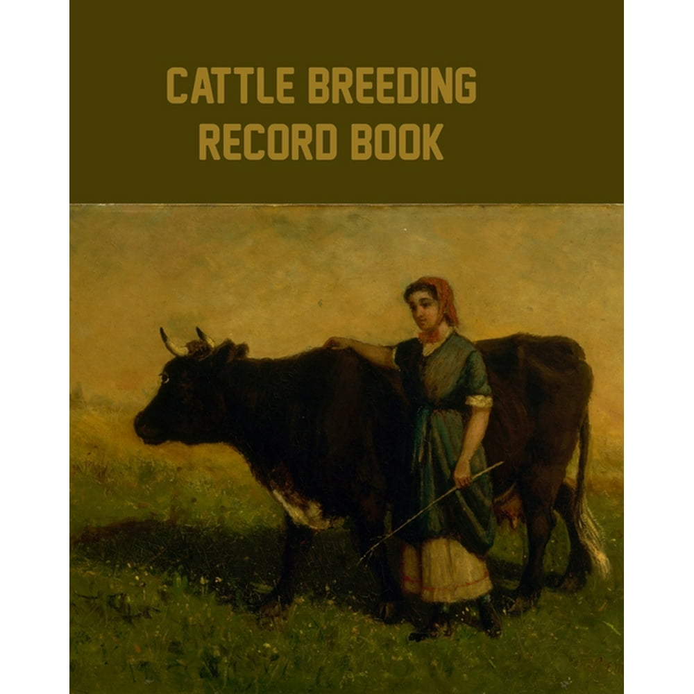 Cattle Breeding Record Book Cattle Record Book Calving Record Book
