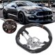 thumbnail image 1 of Reemplazo del volante de fibra de carbono volante de gamuza con costura naranja anillo de 12 OClock apto para Ford Mustang EcoBoost Gt Shelby GT350 Amonsee Otros, 1 of 8