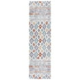 thumbnail image 2 of SAFAVIEH Berber Dusan Abstract Shag Area Rug, 5'5" x 7'7", Blue Rust/Ivory, 2 of 7