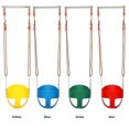 thumbnail image 3 of Bucket Swing for Toddler Seat High Back Full Bucket Toddler Swing Seat with Swing Chains Heavy Duty Rope Playground Outdoors Garden Play Fun Kids - Swing Set, 3 of 7