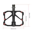 thumbnail image 2 of Pédales de Vélo de Route - Plateforme Ultralégère avec 3 Roulements en Fibre de Carbone, 2 of 6