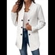 thumbnail image 2 of Blazer de Mujer con Cuello Alto, Informal, de Larga, Cruzado, Elegante, para Oficina y Negocios L, 2 of 8
