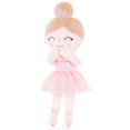 thumbnail image 2 of Gloveleya Toddler Stuffed Dolls Soft Dolls Baby Girl Gifts Ballet Girls Plush Baby Doll Ballerina Pink 13 inch, 2 of 10