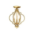 thumbnail image 3 of Trade Winds Lighting 3-Light Ceiling Light In Natural Brass, 3 of 6