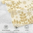 thumbnail image 4 of GZHJMY Face Hand Towel Set Golden Snowflakes Cotton Washcloths, Quick-Dry Highly Absorbent Bath Towel- Pack of 2 Washcloths, 4 of 7