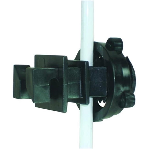 Field Guardian 102402 Round Post - W Style Screw on - Polywire & Wire, Black
