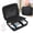 Black, variant on Diabetic Supplies Hard Travel Case Portable Diabetic Supply Storage Bag with Double Zipper for Glucose Meter Home Travel