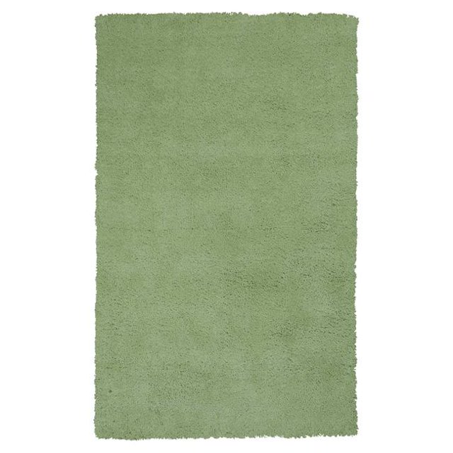 HomeRoots 353408 Tapis de Zone Polyester Menthe Verte 27 x 45 Po.