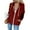 Red, variant on Virmaxy Women's Hooded Sweatshirt Solid Color Fleece Sweater Slim Zipper Drawstring Japanese Sweatshirt Long Sleeve Jacket with Pockets Olive Green M