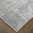 thumbnail image 3 of Feizy Eastfield Modern Abstract, Gray, 10' x 14' Area Rug Sheen Handmade Casual Distressed Floor Rug for Living room Bedroom, 3 of 8