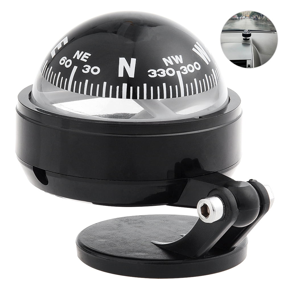 H HILABEE Navigation Dashboard Direction Ball Driving Car Compass For Camping Hiking 