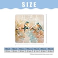 thumbnail image 2 of 10 Inch Wall Clock Battery Operated Square Clock for Office, Kitchen, Outdoor, Living Room,Watercolor Blue Bird with Red Berries Exquisite, 2 of 4