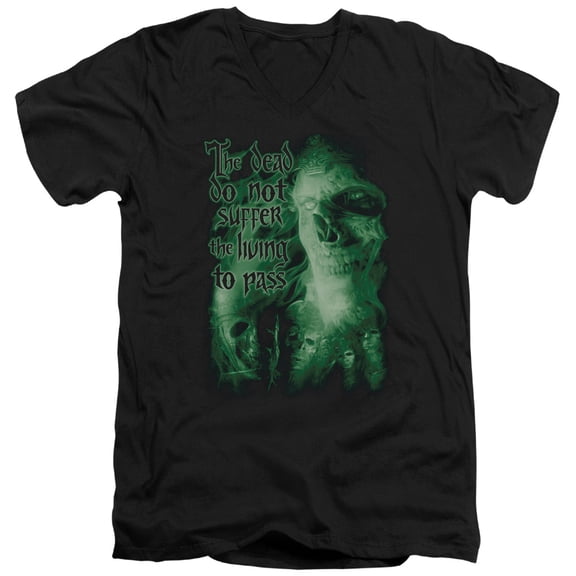 Lor - King Of The Dead - Slim Fit V Neck Shirt - Medium