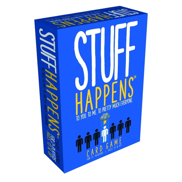 Juego de cartas Goliath Stuff Happens PG-13 Blue para más de 13 jugadores