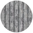 thumbnail image 2 of Addison Rugs Chantille Indoor/Outdoor Transitional Stripes Gray Washable Round Rug, 8' x 8', 2 of 6