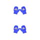 thumbnail image 1 of Guardurnaity 1 par de manoplas para niños pequeños, cómodas, adorables, pequeñas cubiertas para los dedos que mantienen el calor con patrones de Azul 2Conjunto, 1 of 6